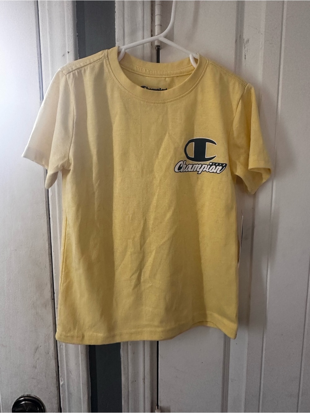 Champion Lemon Drop Kids' Short Sleeve Tee with Logo- Boy 6